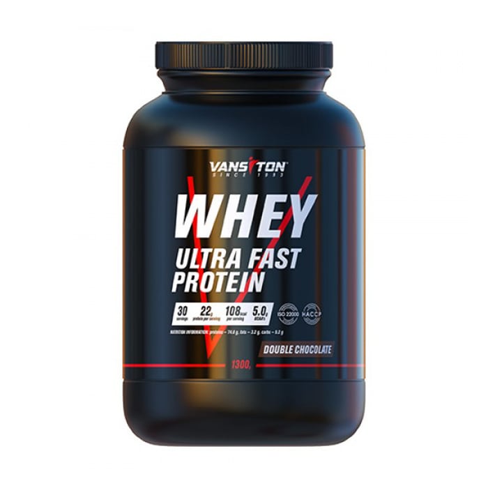 Протеїн Vansiton Whey Ultra Fast Protein Подвійний шоколад, в порошку, 1.3 г